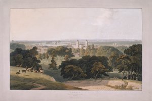 Greenwich Park, Londra, 1804 da William Daniell