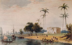 Nella Casa del Giardino Reach, Calcutta, c1786-1791, 1935 da William Daniell