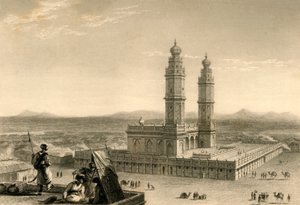 Moschea a Coimbatore, 1835 da William Daniell