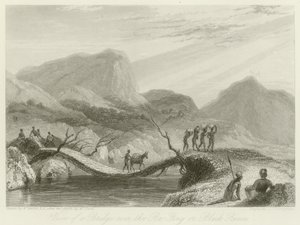 Vista di un ponte sul Ba-Fing da William Daniell