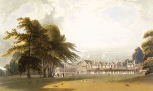 Windsor Park: il Royal Lodge da William Daniell
