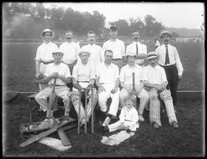 Ritratto di gruppo del Holdsport Cricket Club da William Davis Hassler