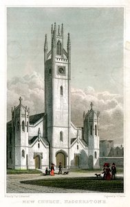 Nuova Chiesa, Haggerston, Hackney, Londra, 1827 da William Deeble