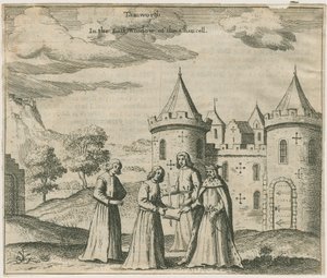 Tamworth Castle - Vetro della Finestra da William Dugdale
