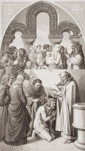Il battesimo del re Ethelbert del Kent da Sant