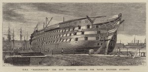 HMS Marlborough, il nuovo collegio di formazione per studenti ingegneri navali da William Edward Atkins