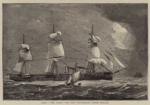 HMS The Shah, la nuova fregata a vapore a vela veloce