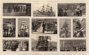 I nostri marinai, vita a bordo della nave scuola di Sua Maestà St Vincent da William Edward Atkins