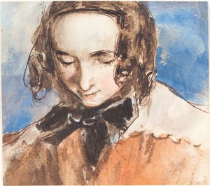 Ragazza con un Fiocco da William Edward Frost