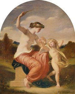 Venere disarma Cupido da William Edward Frost