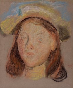 Testa di una ragazza da William Edward Stott