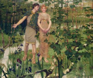 La valle felice, 1898 da William Edward Stott