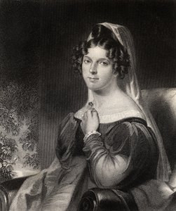 Felicia Dorothea Hemans, inciso da W.Holl, da 