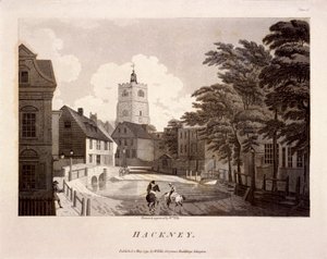 Veduta generale di Hackney, Londra, 1791