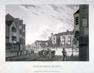 Newington Butts, Southwark, Londra, 1792