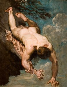 Manlio Gettato dalla Roccia da William Etty