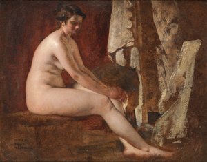Nudo seduto da William Etty