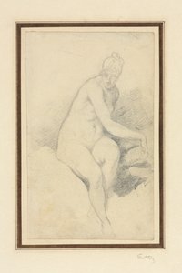 Nudo seduto da William Etty
