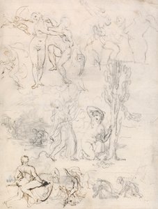 Foglio di schizzi da William Etty