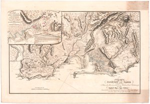 Mappa di Cadice da William Faden
