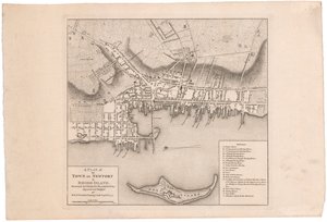 Piano di Newport di Faden da William Faden