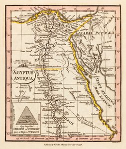 Antico Egitto. Mappa.
