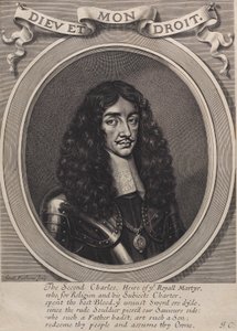 Re Carlo II, 1660-70 da William Faithorne