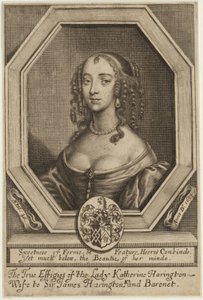 Lady Katherine Harrington da William Faithorne