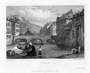 Namur, Belgio da William Finden