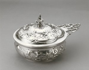 Porringer con coperchio da William Forbes