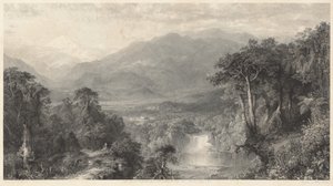 Il cuore delle Ande da William Forrest, after Frederic Edwin Church