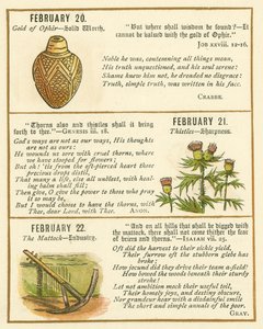 Pagina dal The Bible Emblem Anniversary Book da William Foster