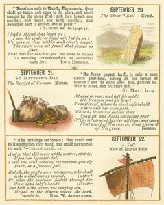Pagina dal Libro Emblematico della Bibbia Anniversario da William Foster