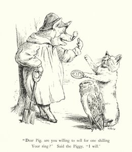 Il gufo e la gattina (incisione) da William Foster