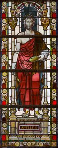 Finestra con rappresentazione di Apelle da William Francis Dixon