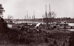 Broadway Landing, fiume Appomattox, 1864