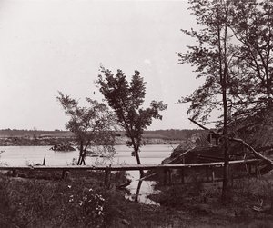 Forte Darling. Batteria mascherata e ostruzione nel fiume James, ca. 1865