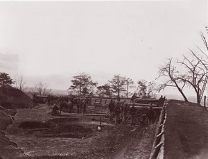 Vicino a Dutch Gap, Virginia. Fort Brady