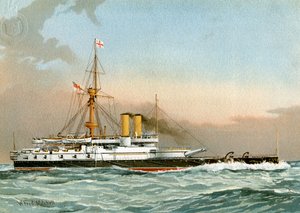 HMS Victoria, nave da battaglia di prima classe della Royal Navy, c. 1890-c. 1893