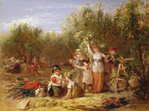 Il giardino del luppolo da William Frederick Witherington