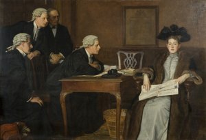 Imputato e avvocato da William Frederick Yeames