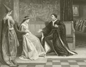 Il corteggiamento di re Enrico V da William Frederick Yeames