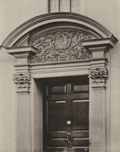 Porta, Pudding Lane, Maidstone, Kent (foto in bianco e nero) da William Galsworthy Davie