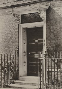 Portale, Rye, Sussex (foto in bianco e nero) da William Galsworthy Davie
