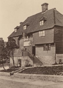 Seven Stars Inn, Robertsbridge, Sussex (foto in b/n) da William Galsworthy Davie