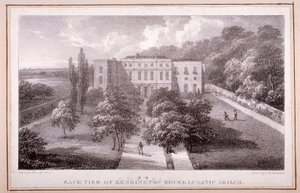 Veduta del Manicomio di Kensington House, c.1830 da William Gauci