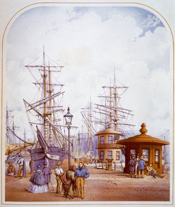 Waterloo Docks, Liverpool da William Gawin Herdman