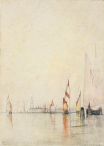 Barche sulla laguna, Venezia da William Gedney Bunce