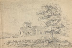 Veduta della chiesa di Boldre da William Gilpin