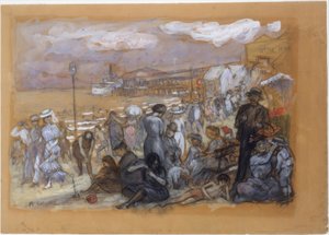 Pomeriggio a Coney Island da William Glackens
